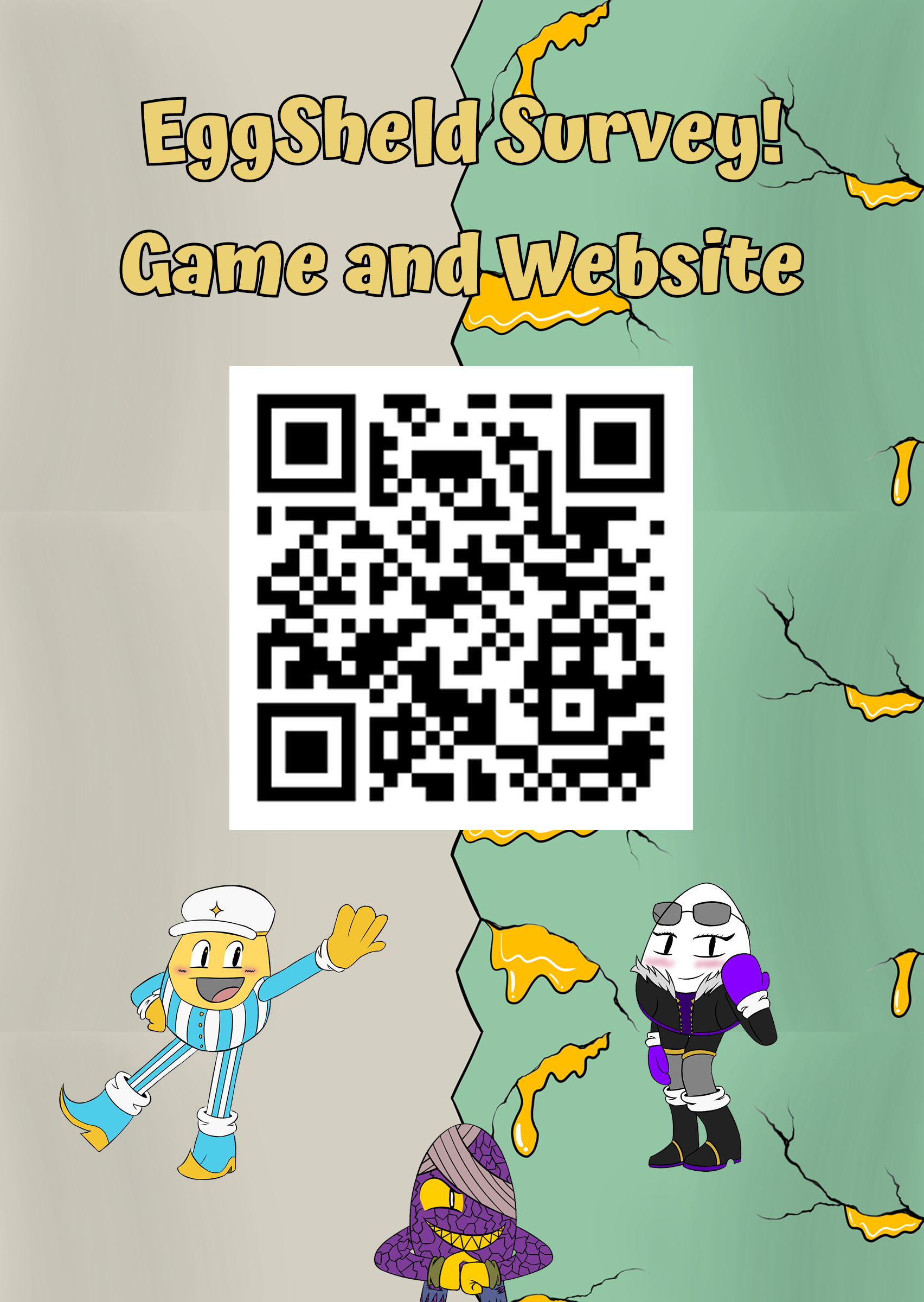 EggSheld Game and Website QR Surveys